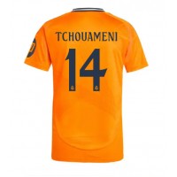 Camiseta Real Madrid Aurelien Tchouameni #14 Segunda Equipación Replica 2024-25 mangas cortas